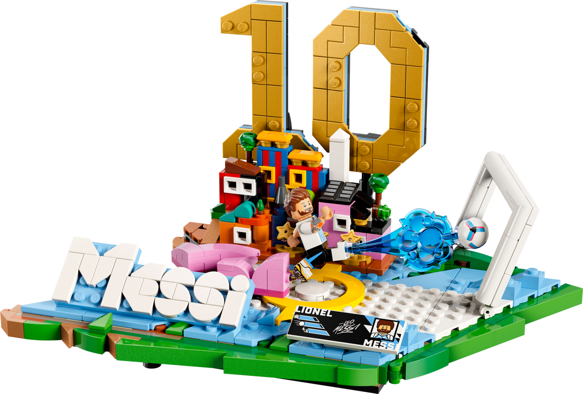 LEGO Lionel Messi Football Highlights building set 500 pieces, imported from the UK