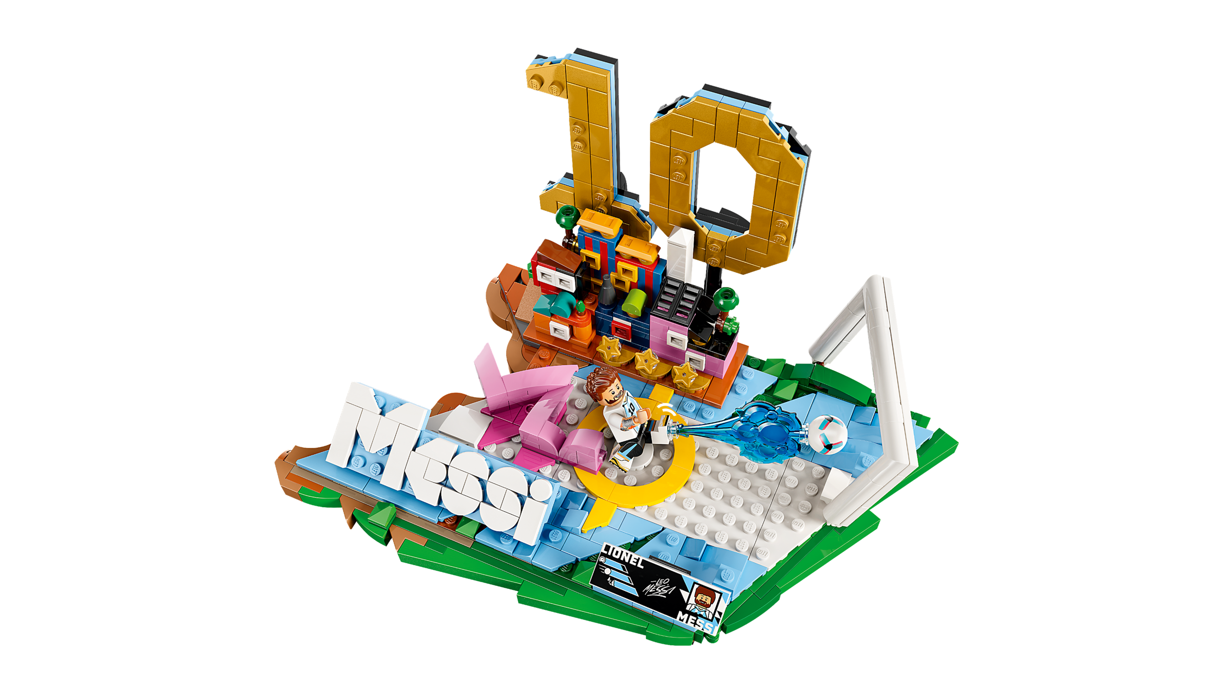 LEGO Lionel Messi Football Highlights building set 500 pieces, imported from the UK