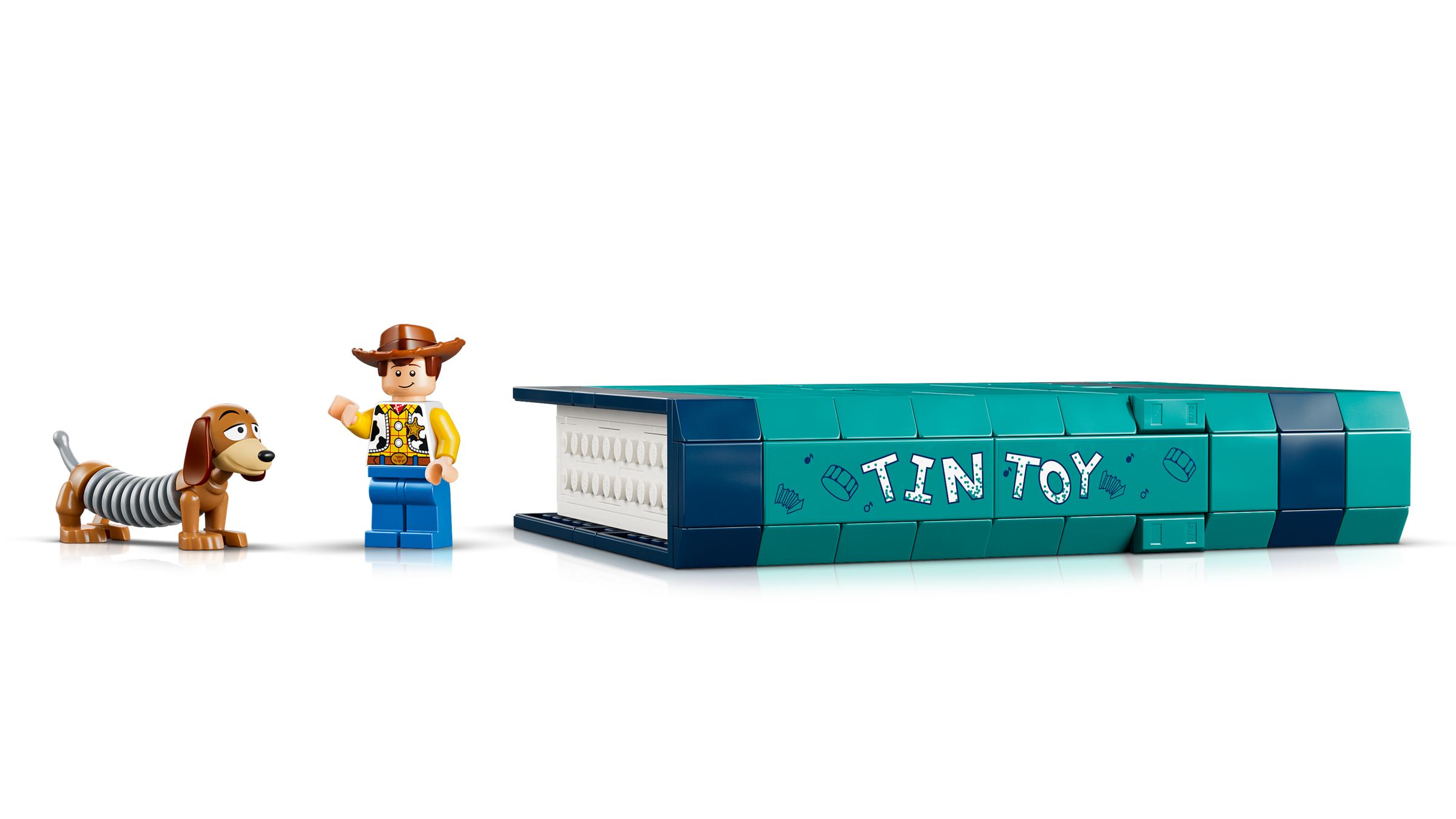 LEGO Toy Story Slinky Dog Bookends building set 43301, UK version