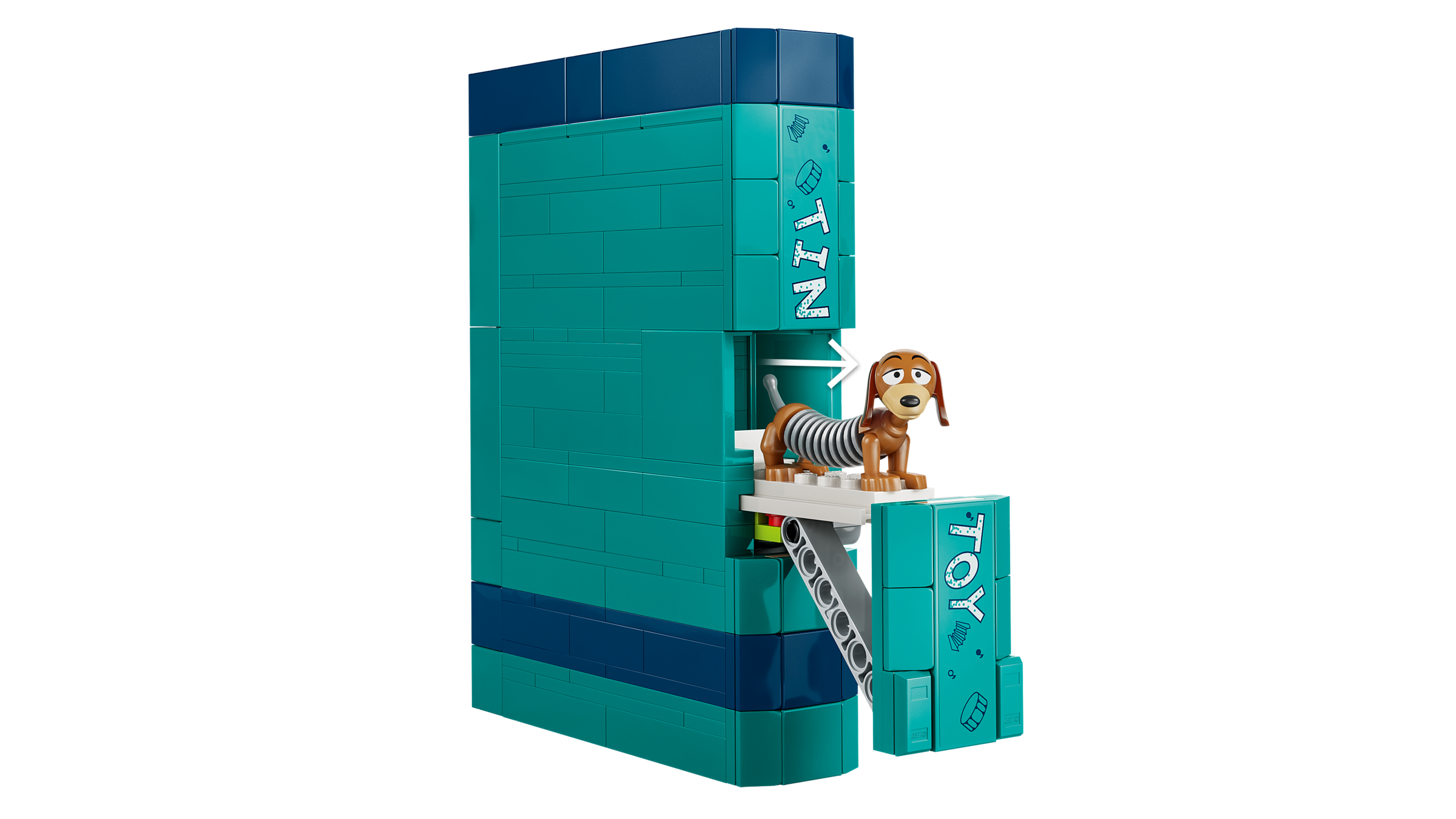 LEGO Toy Story Slinky Dog Bookends building set 43301, UK version
