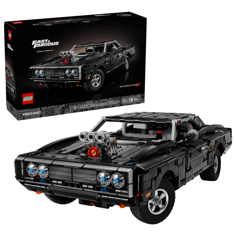 LEGO Fast and Furious Dodge Charger R/T car model (British brand)