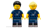 LEGO US soccer jersey building set 43033, imported from the UK