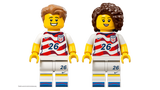 LEGO US soccer jersey building set 43033, imported from the UK
