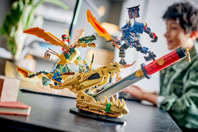 LEGO NINJAGO Battle at the Dragon's Blade 1016-piece building set (British brand)