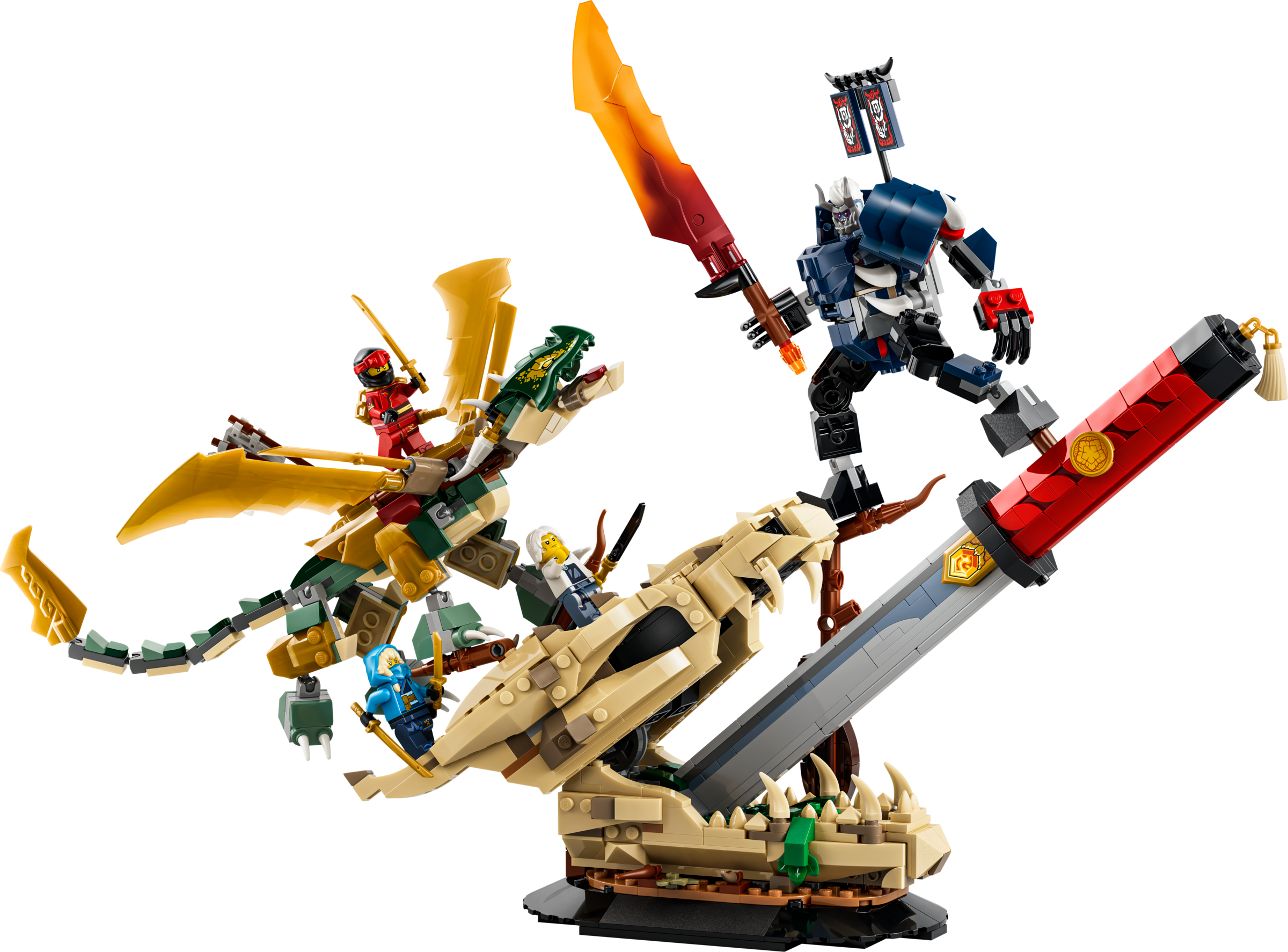 LEGO NINJAGO Battle at the Dragon's Blade 1016-piece building set (British brand)