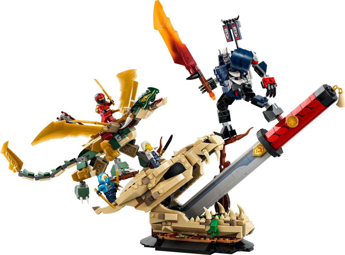 LEGO NINJAGO Battle at the Dragon's Blade 1016-piece building set (British brand)