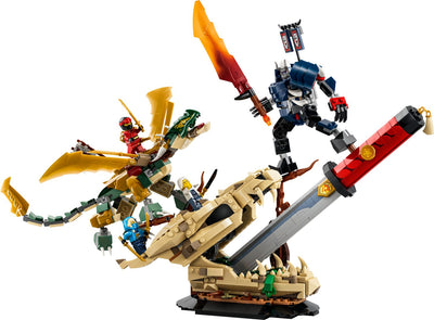 Lego LEGO Battle at the Dragon's Blade NINJAGO Display Set- Buy online at McGrocer