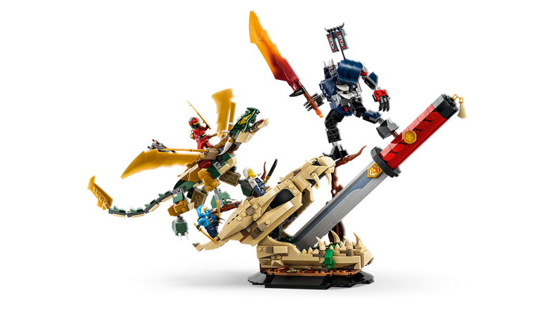 LEGO NINJAGO Battle at the Dragon's Blade 1016-piece building set (British brand)
