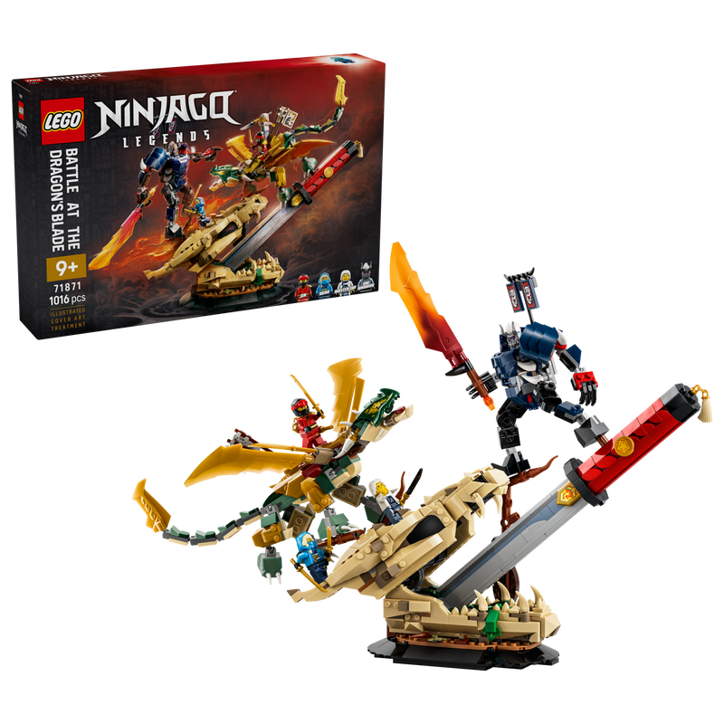 LEGO NINJAGO Battle at the Dragon's Blade 1016-piece building set (British brand)
