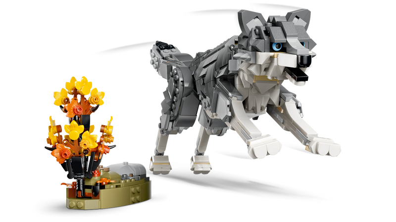LEGO Creator Gray Wolf building set 657 pieces, UK version