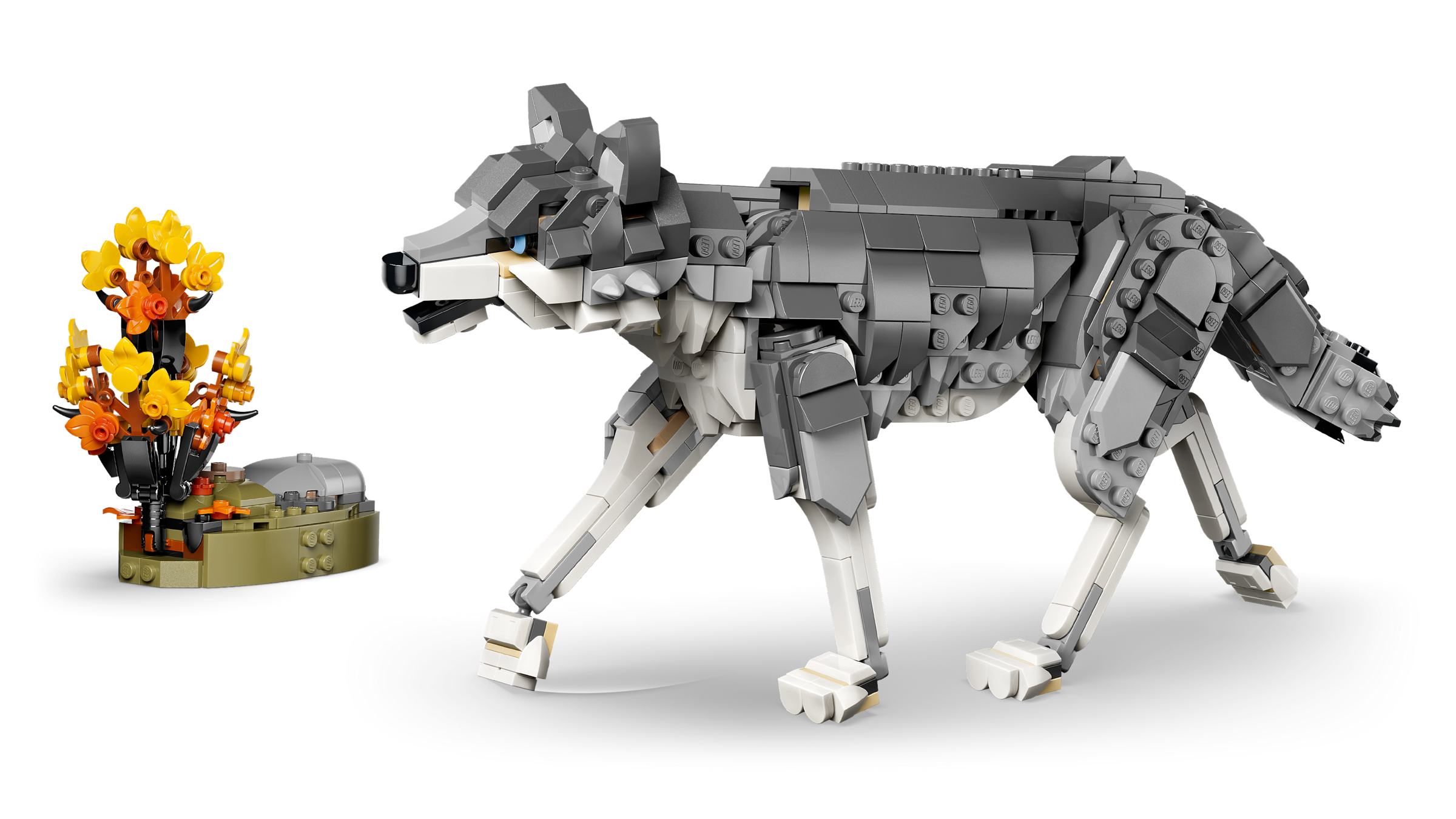 LEGO Creator Gray Wolf building set 657 pieces, UK version