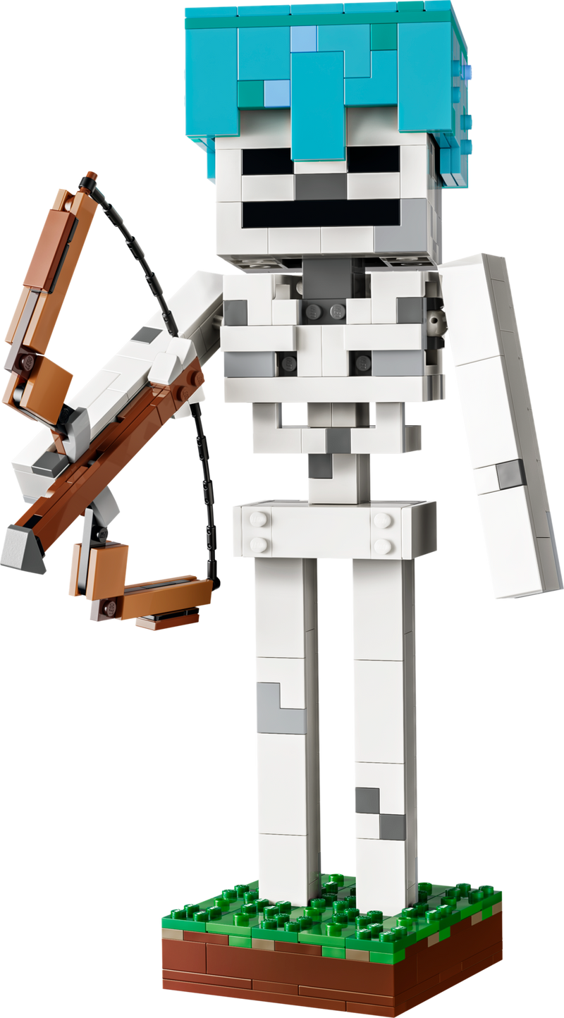 LEGO Minecraft Skeleton building set with bow and arrow 502 pieces (British brand)