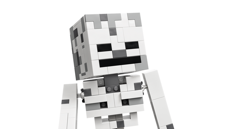 LEGO Minecraft Skeleton building set with bow and arrow 502 pieces (British brand)