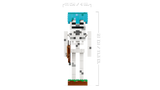 LEGO Minecraft Skeleton building set with bow and arrow 502 pieces (British brand)