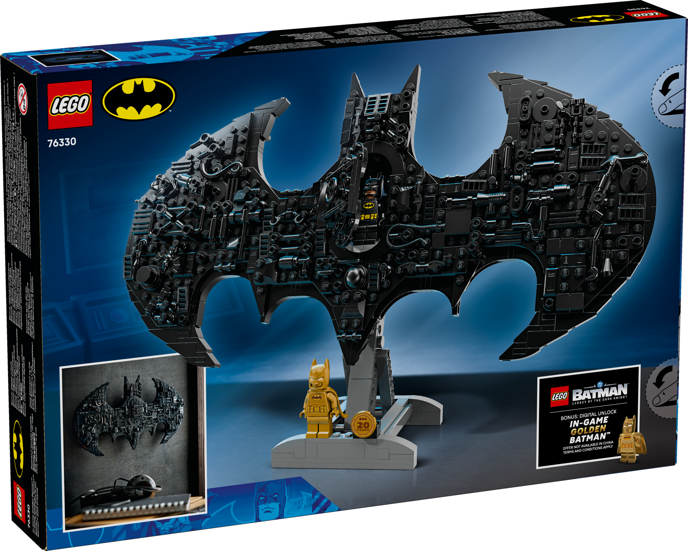 LEGO Batman Logo building set 678 pieces - British product
