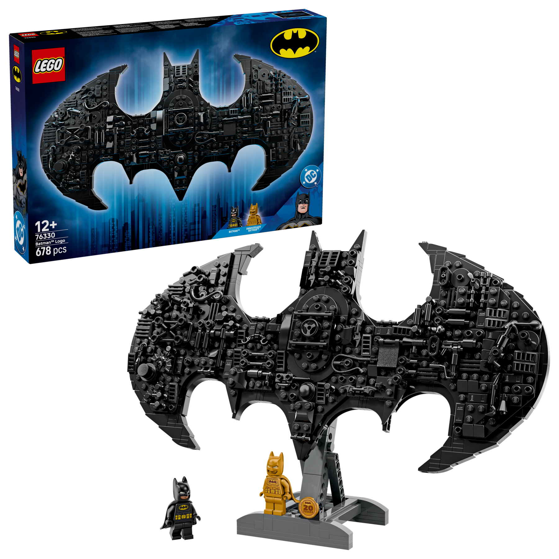 LEGO Batman Logo building set 678 pieces - British product