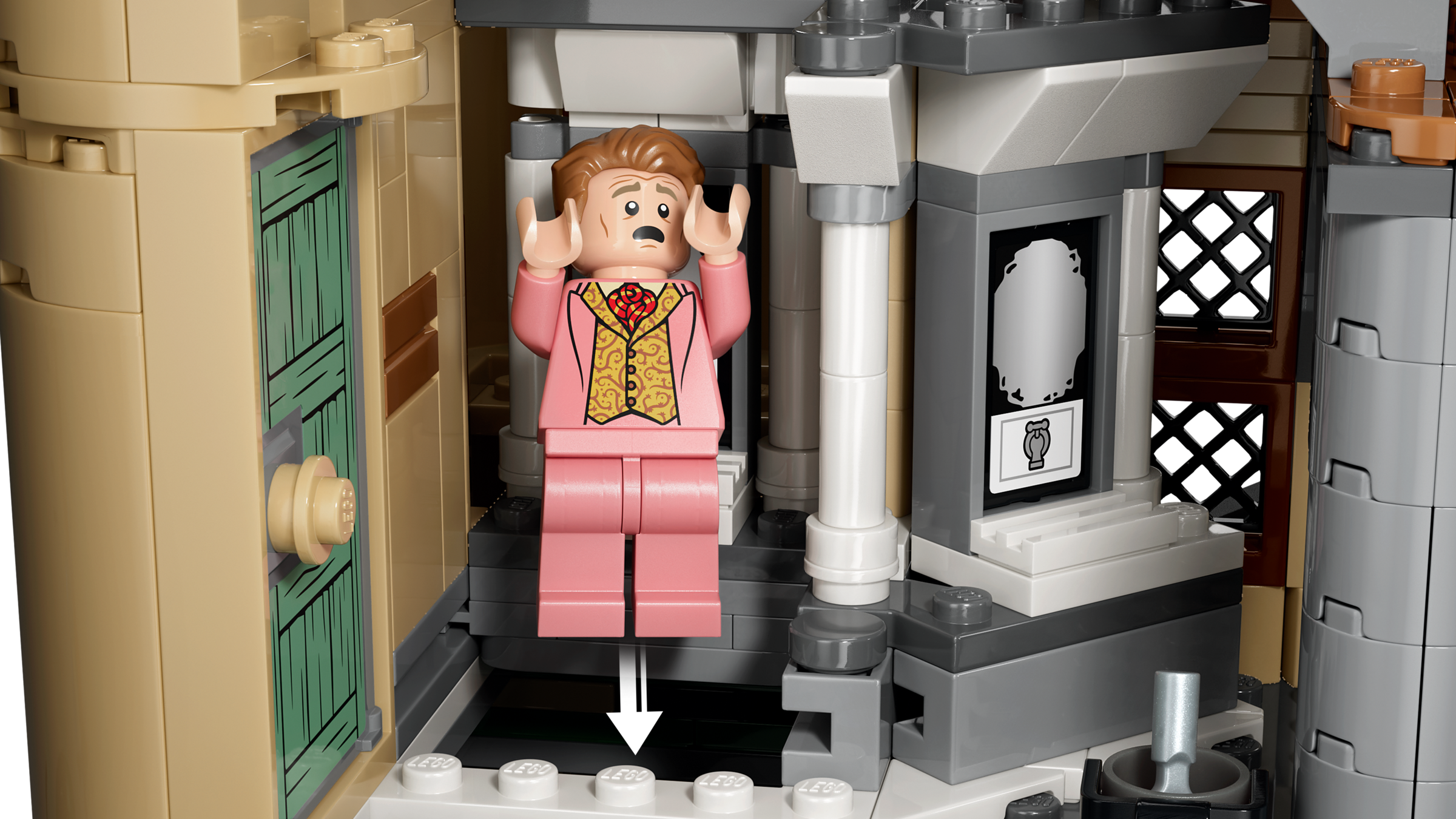 LEGO Harry Potter Hogwarts Castle East Wing building set, imported from the UK