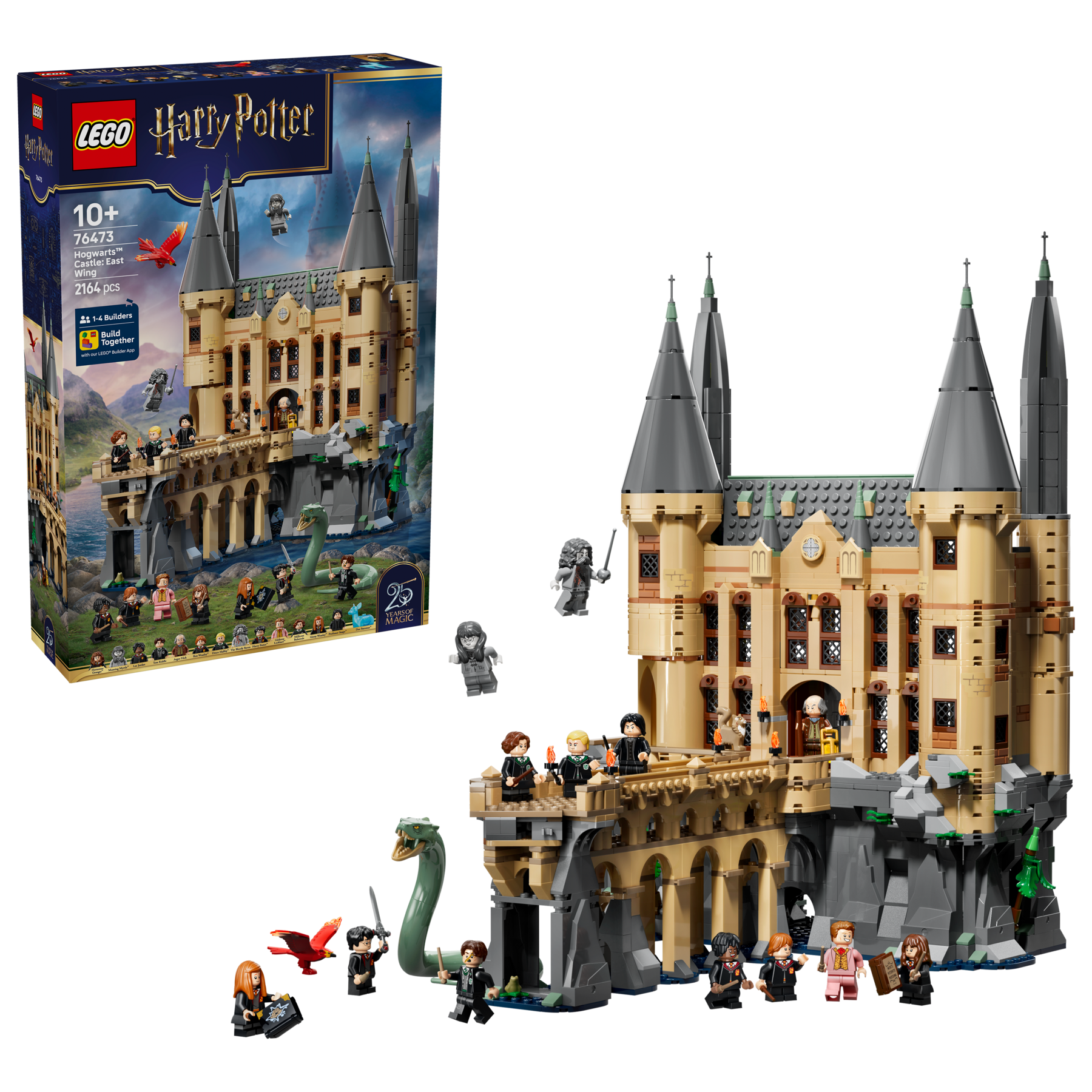 LEGO Harry Potter Hogwarts Castle East Wing building set, imported from the UK