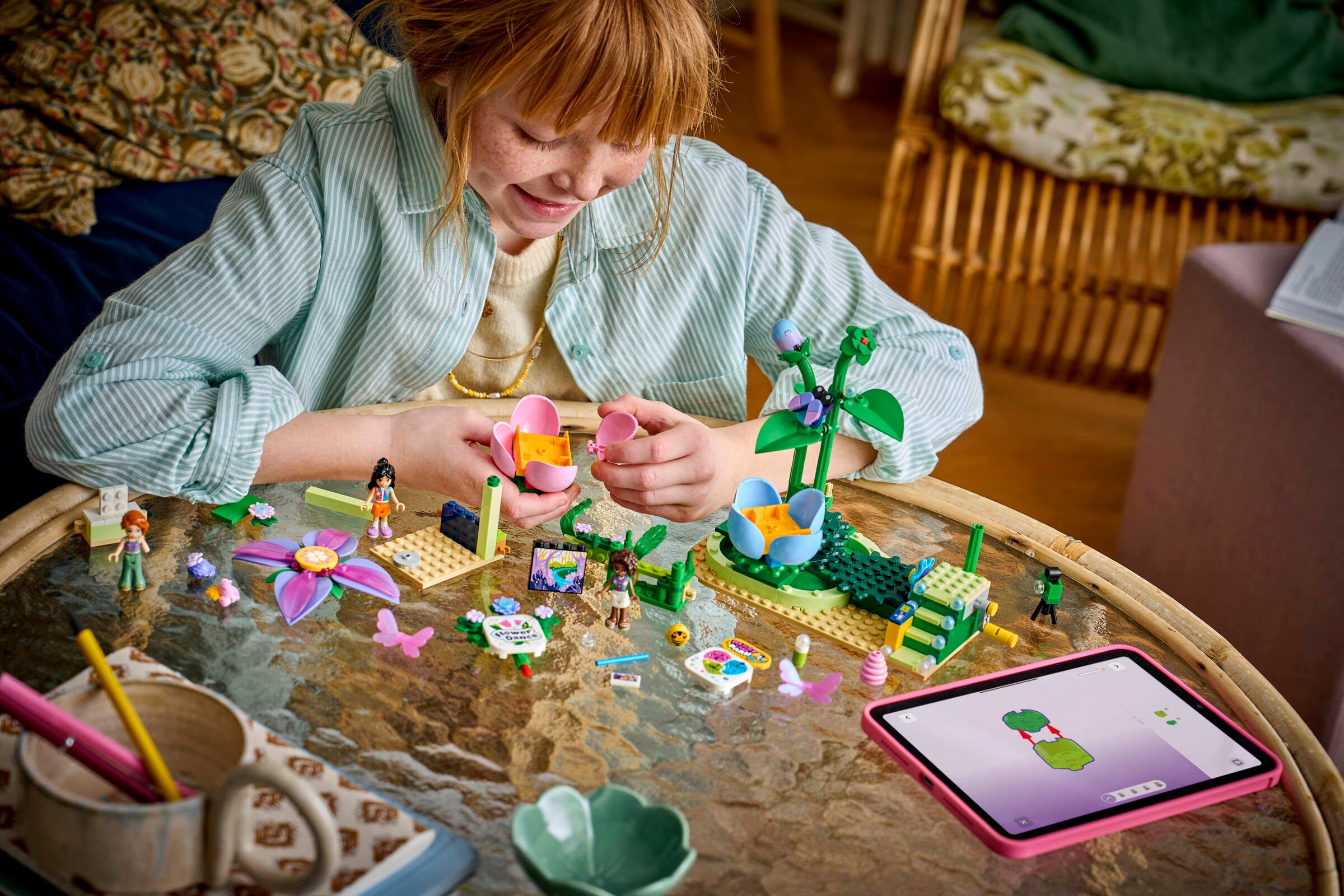 LEGO Friends Spinning Flower Fairy Teacup Ride building toy 42702, imported from the UK