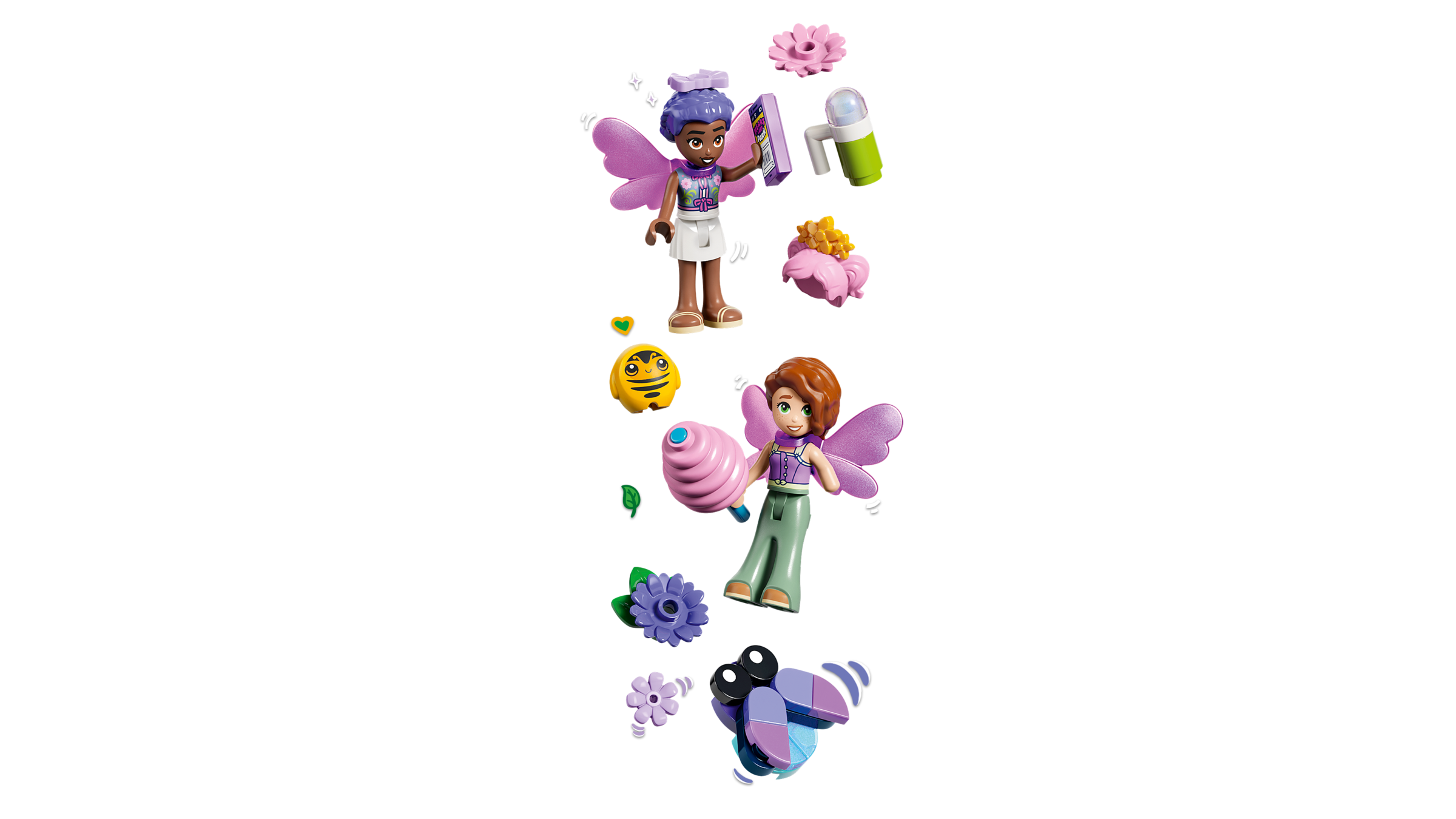 LEGO Friends Spinning Flower Fairy Teacup Ride building toy 42702, imported from the UK