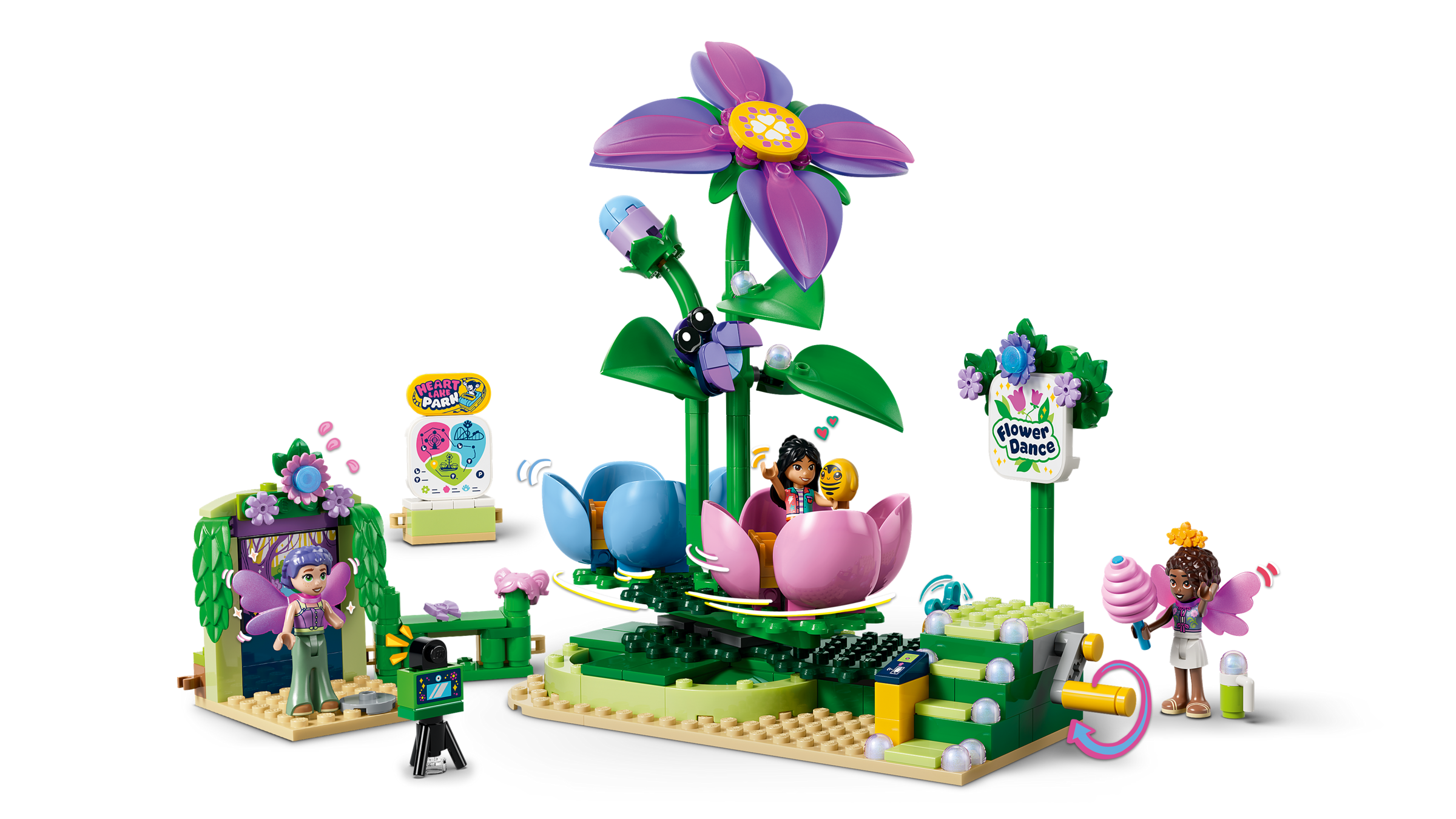 LEGO Friends Spinning Flower Fairy Teacup Ride building toy 42702, imported from the UK