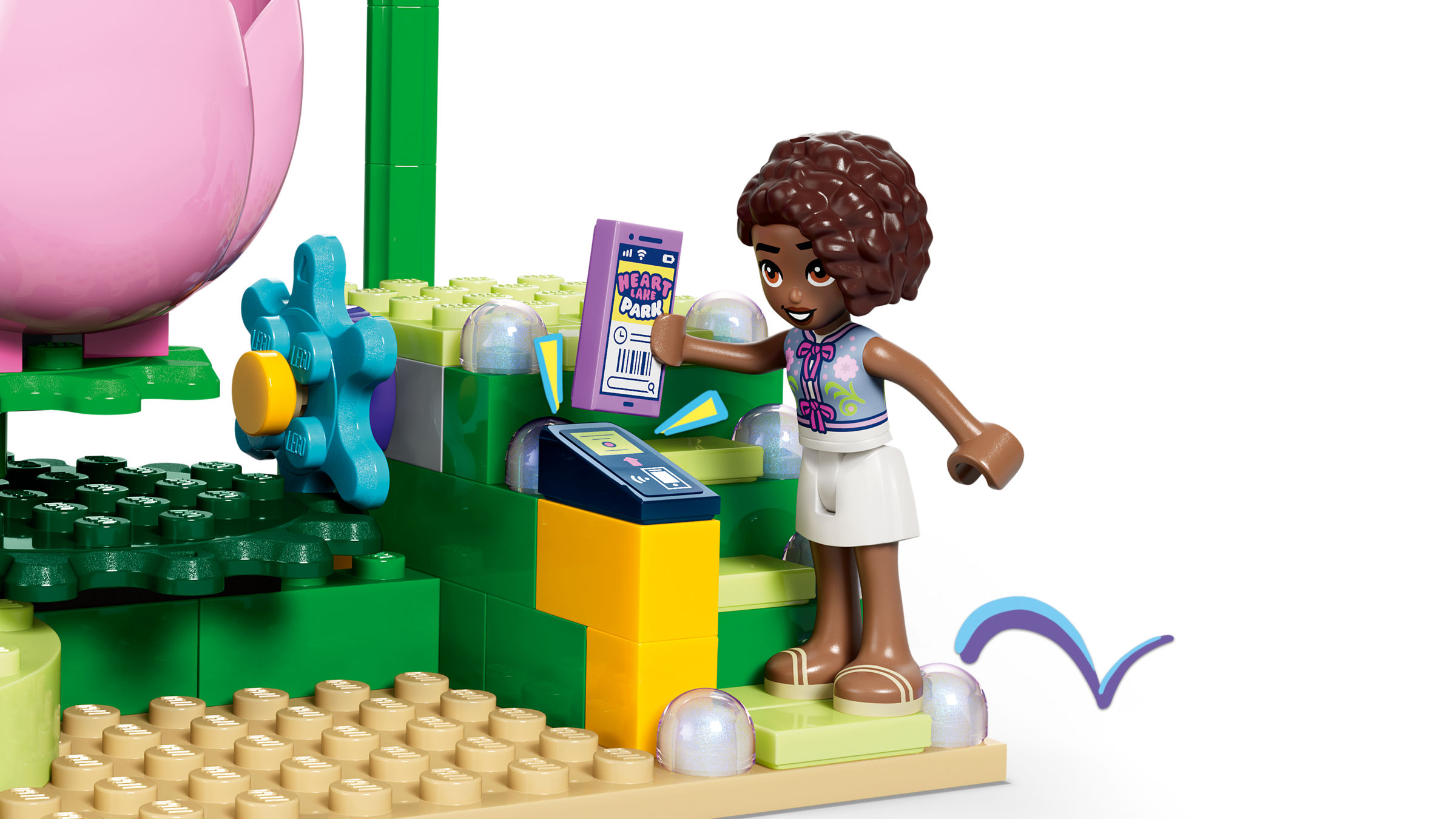 LEGO Friends Spinning Flower Fairy Teacup Ride building toy 42702, imported from the UK