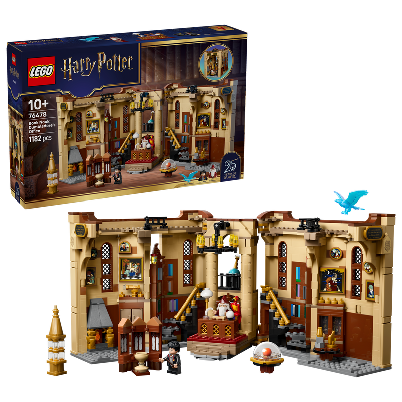 LEGO Harry Potter Dumbledore's Office book nook set - British product