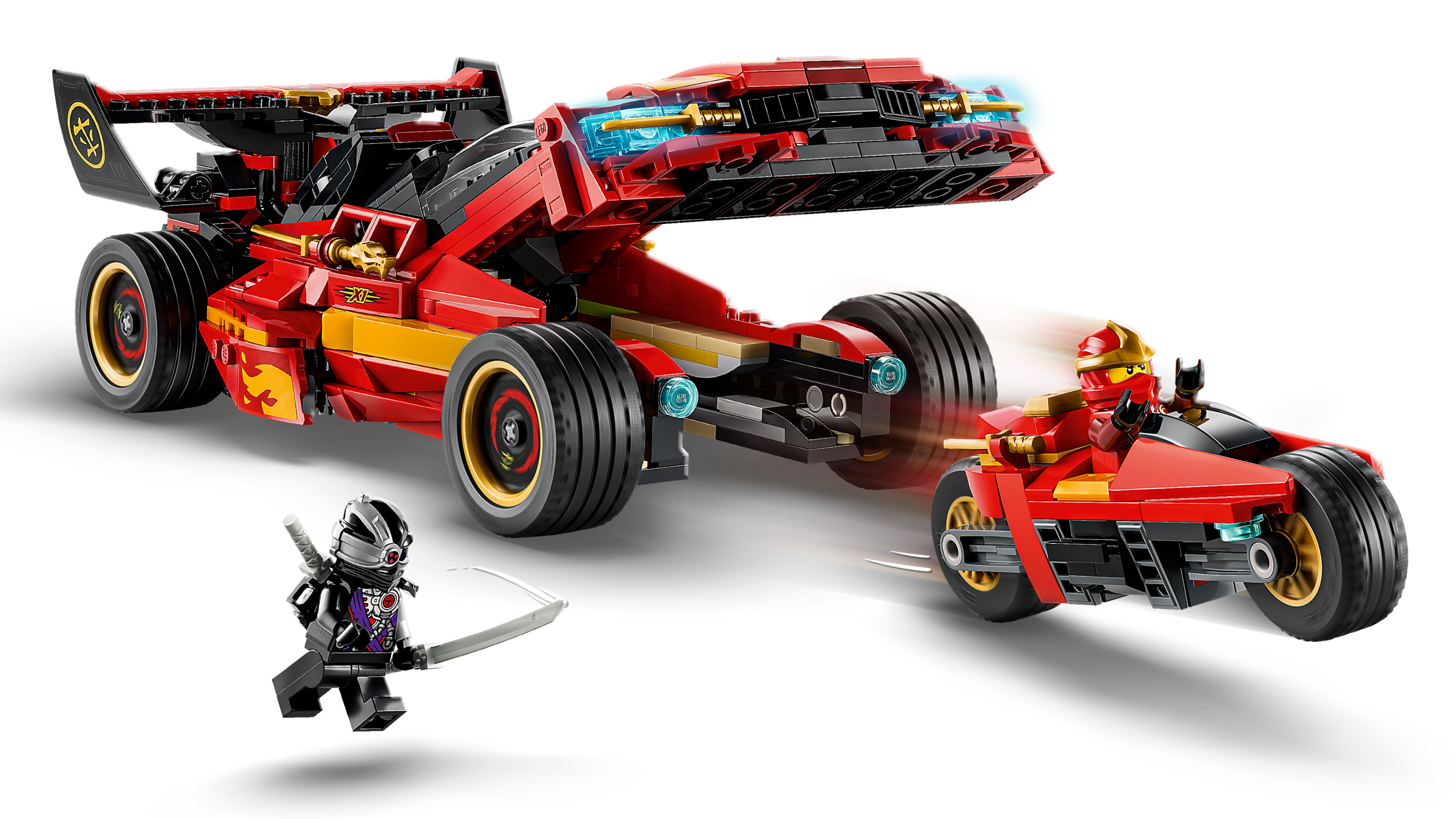 LEGO X-1 Ninja Charger 15th Anniversary building set 691 pieces, UK version