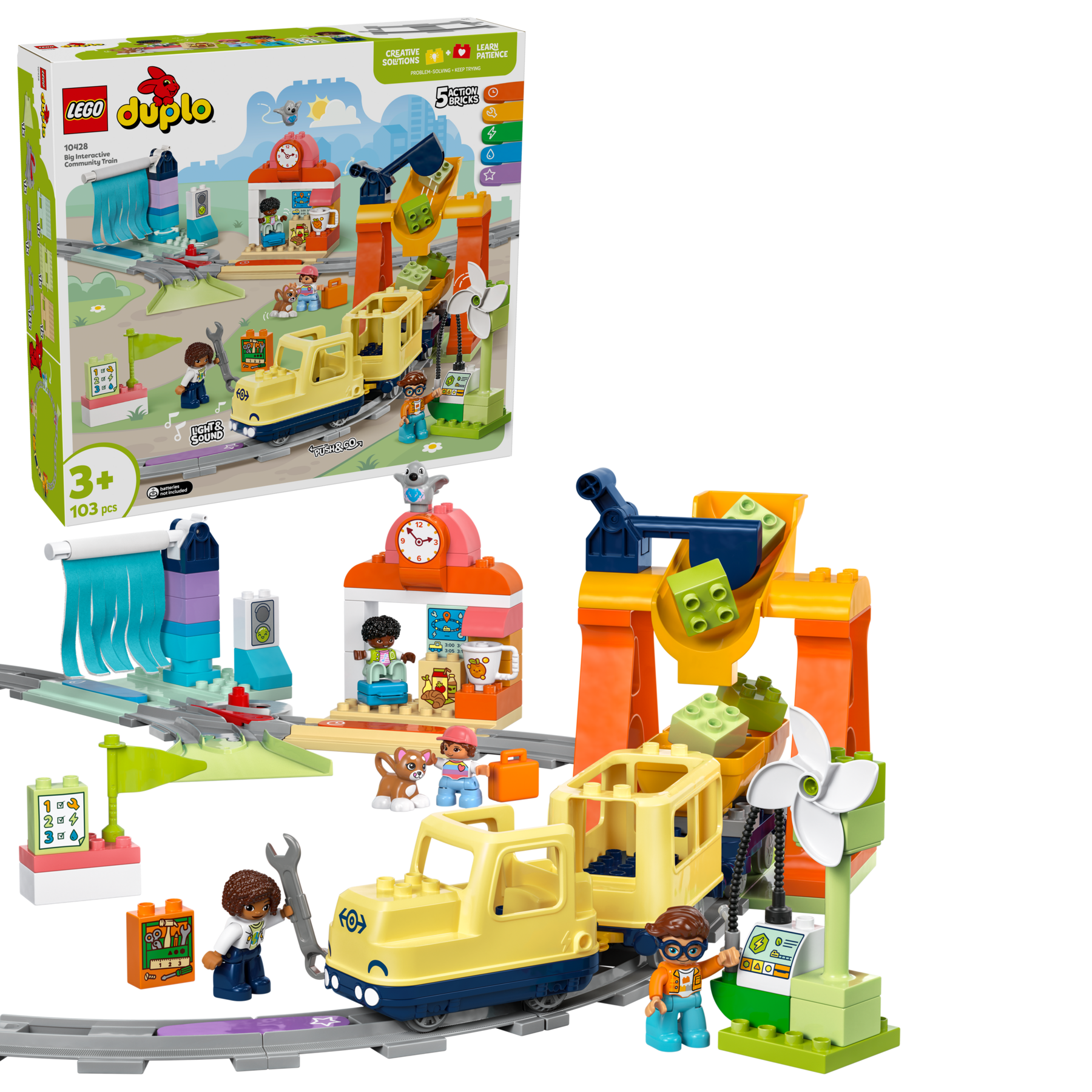 LEGO DUPLO Big Interactive Community Train, UK version