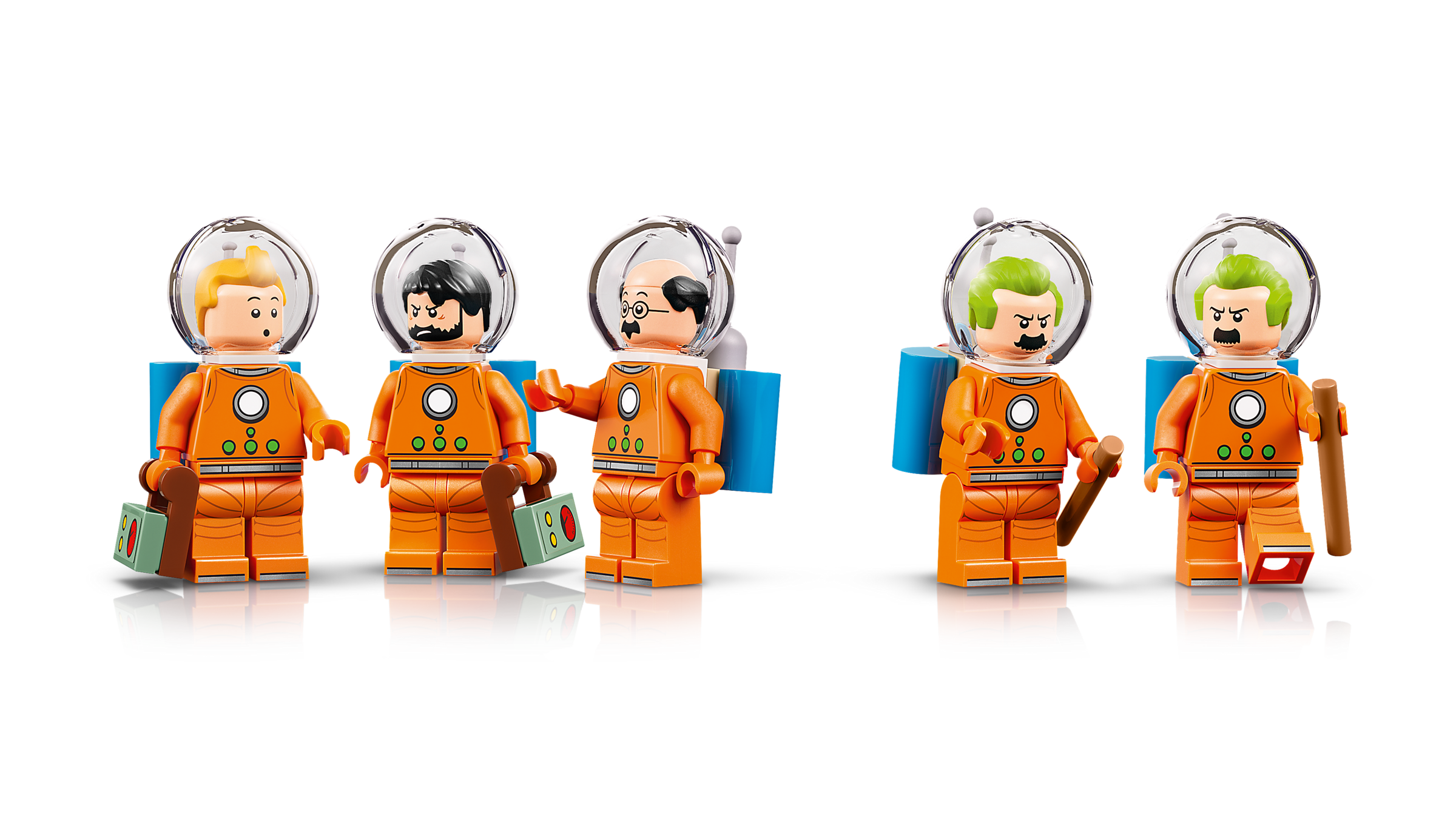 Tintin LEGO Ideas Moon Rocket 21367, UK version
