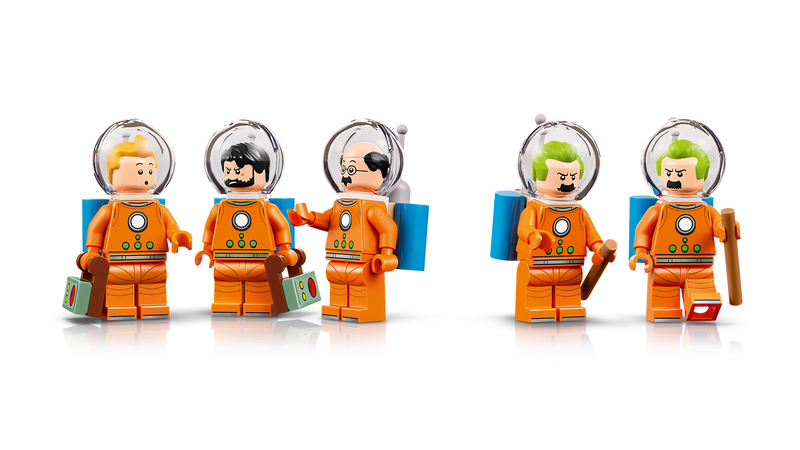 Tintin LEGO Ideas Moon Rocket 21367, UK version