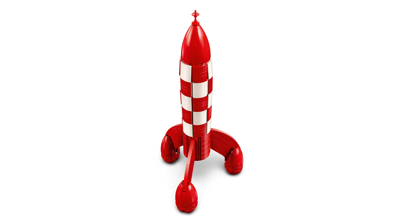 Tintin LEGO Ideas Moon Rocket 21367, UK version