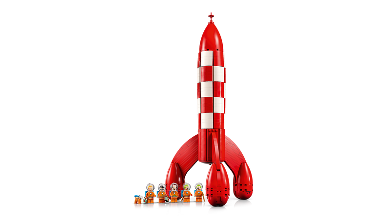 Tintin LEGO Ideas Moon Rocket 21367, UK version
