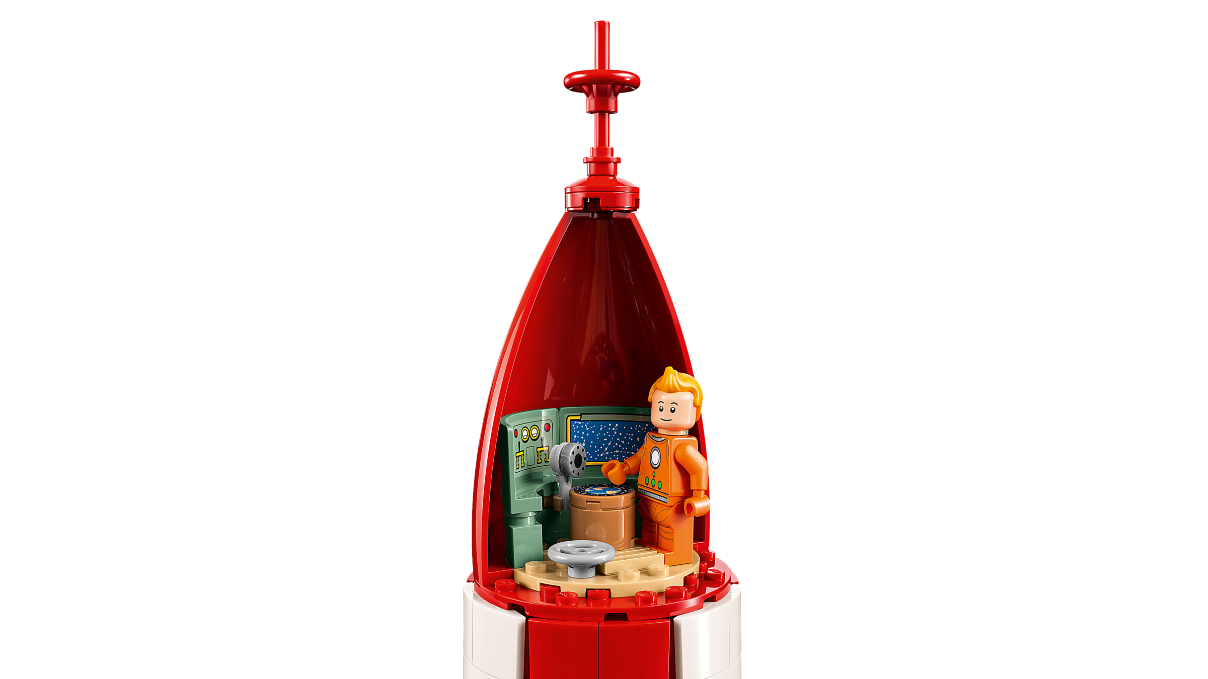 Tintin LEGO Ideas Moon Rocket 21367, UK version