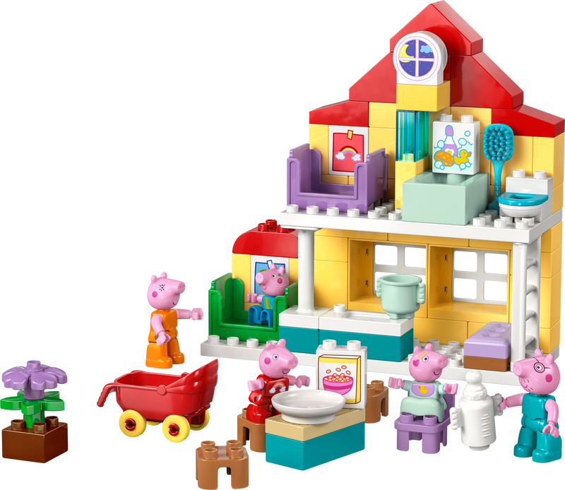 LEGO DUPLO Peppa Pig Family House building set, imported from the UK