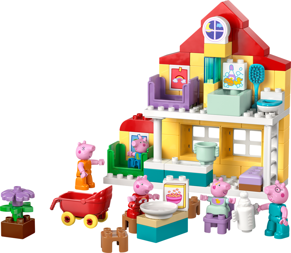 LEGO DUPLO Peppa Pig Family House building set, imported from the UK