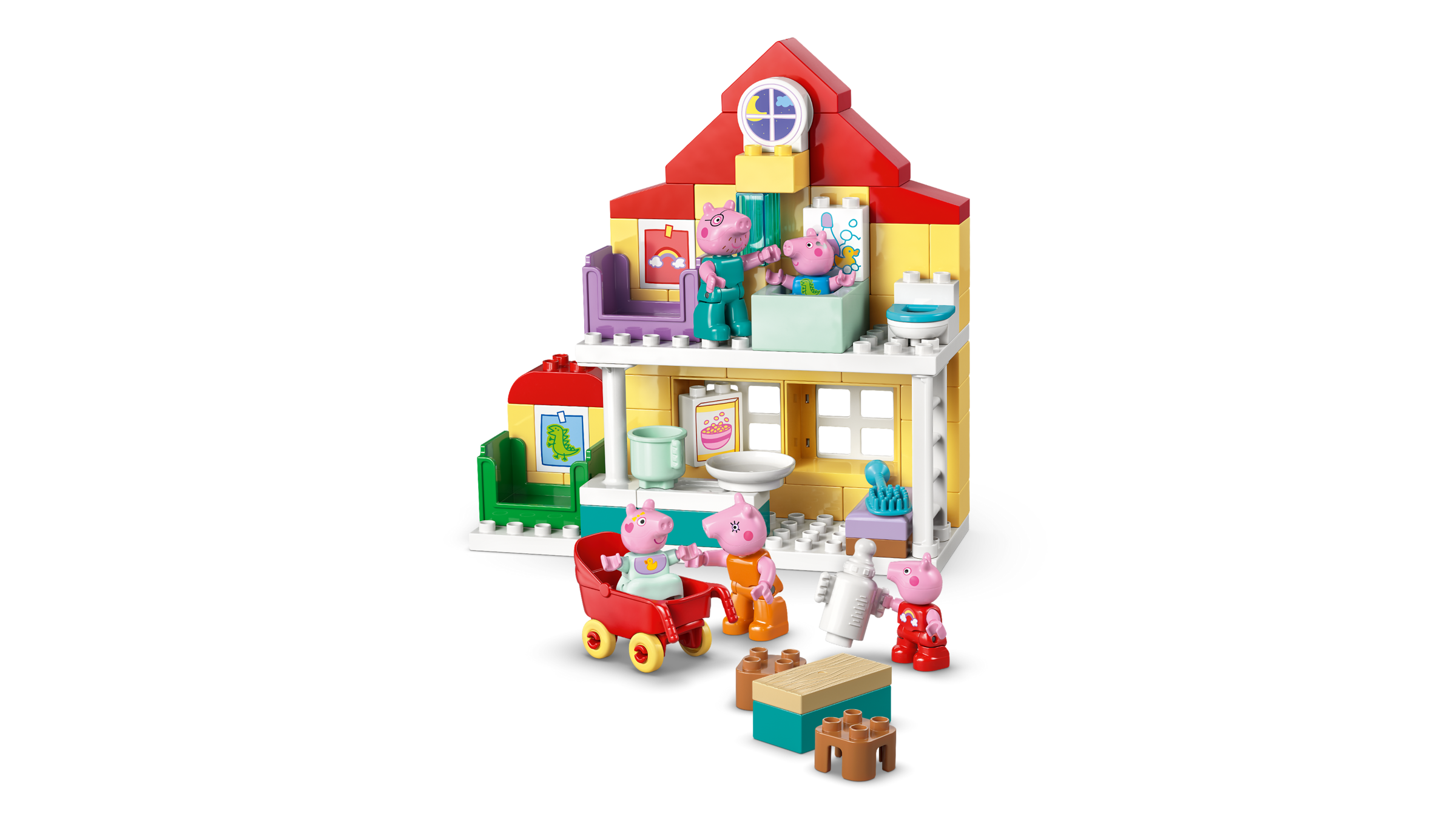 LEGO DUPLO Peppa Pig Family House building set, imported from the UK