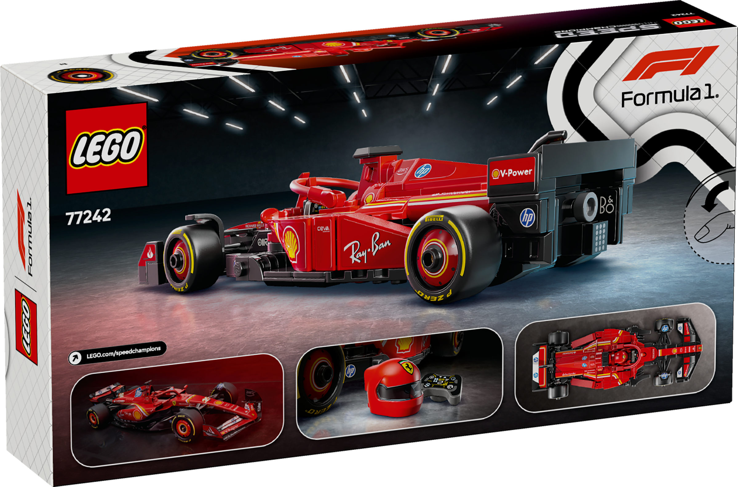 LEGO Ferrari SF-24 F1 Race Car 275 pieces - British product
