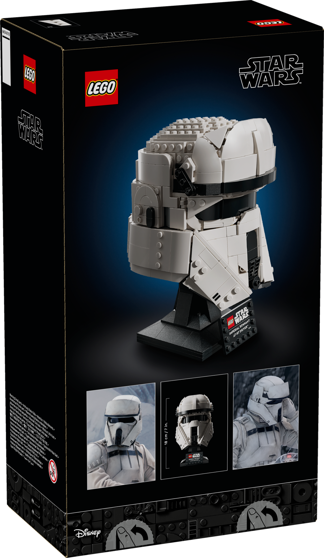 LEGO Star Wars AT-RT Driver Helmet building set (British brand)