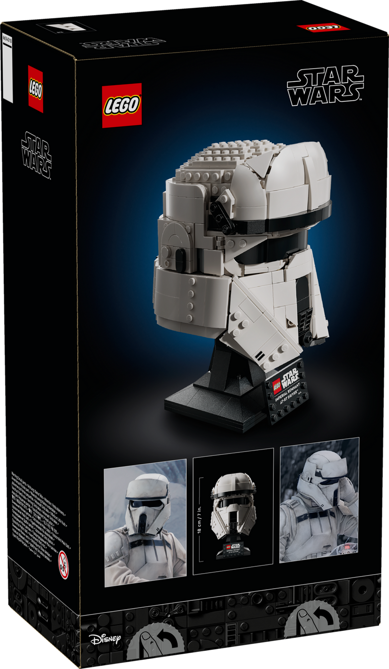 LEGO Star Wars AT-RT Driver Helmet building set (British brand)