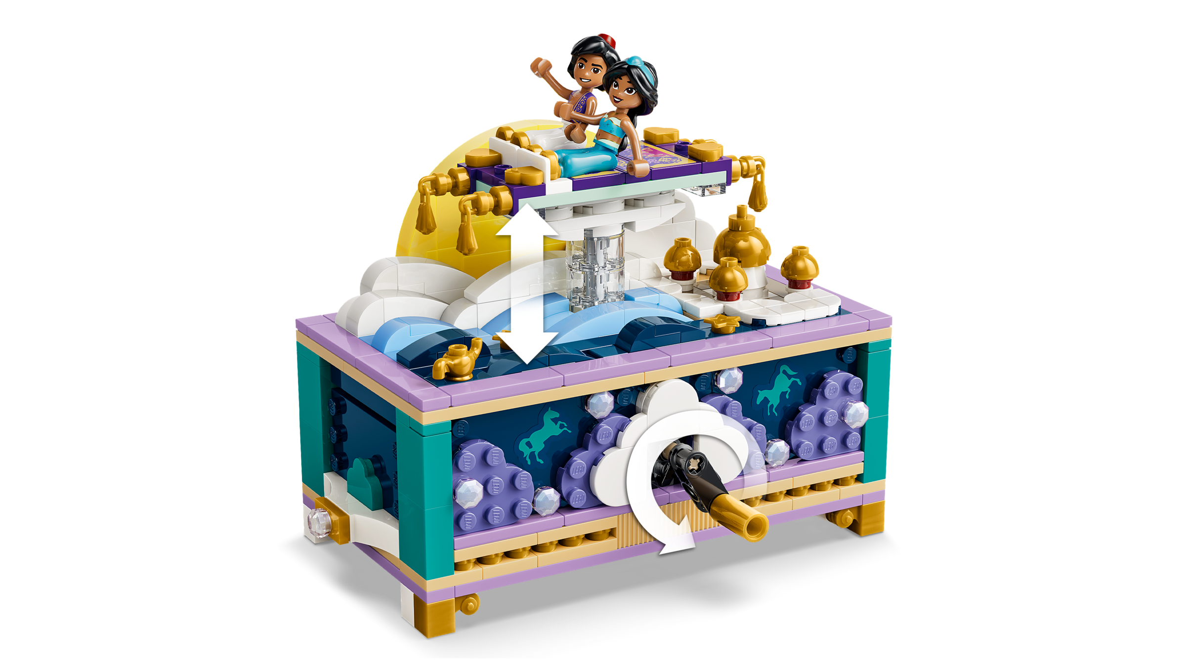 LEGO Disney Jasmine's Jewellery Box building set 458 pieces (British brand)