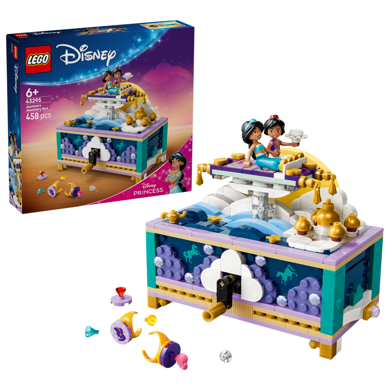 LEGO Disney Jasmine's Jewellery Box building set 458 pieces (British brand)
