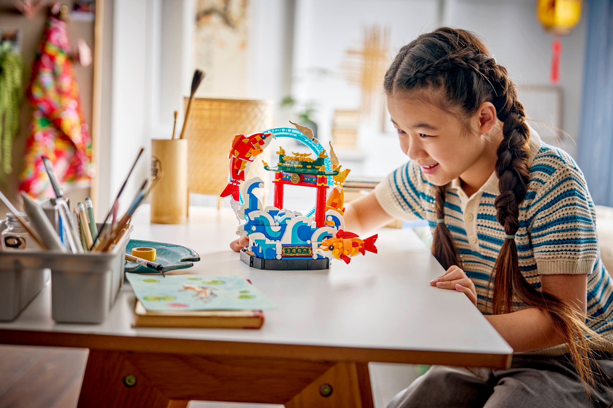 LEGO Prosperity Carp Leaping building set, imported from the UK