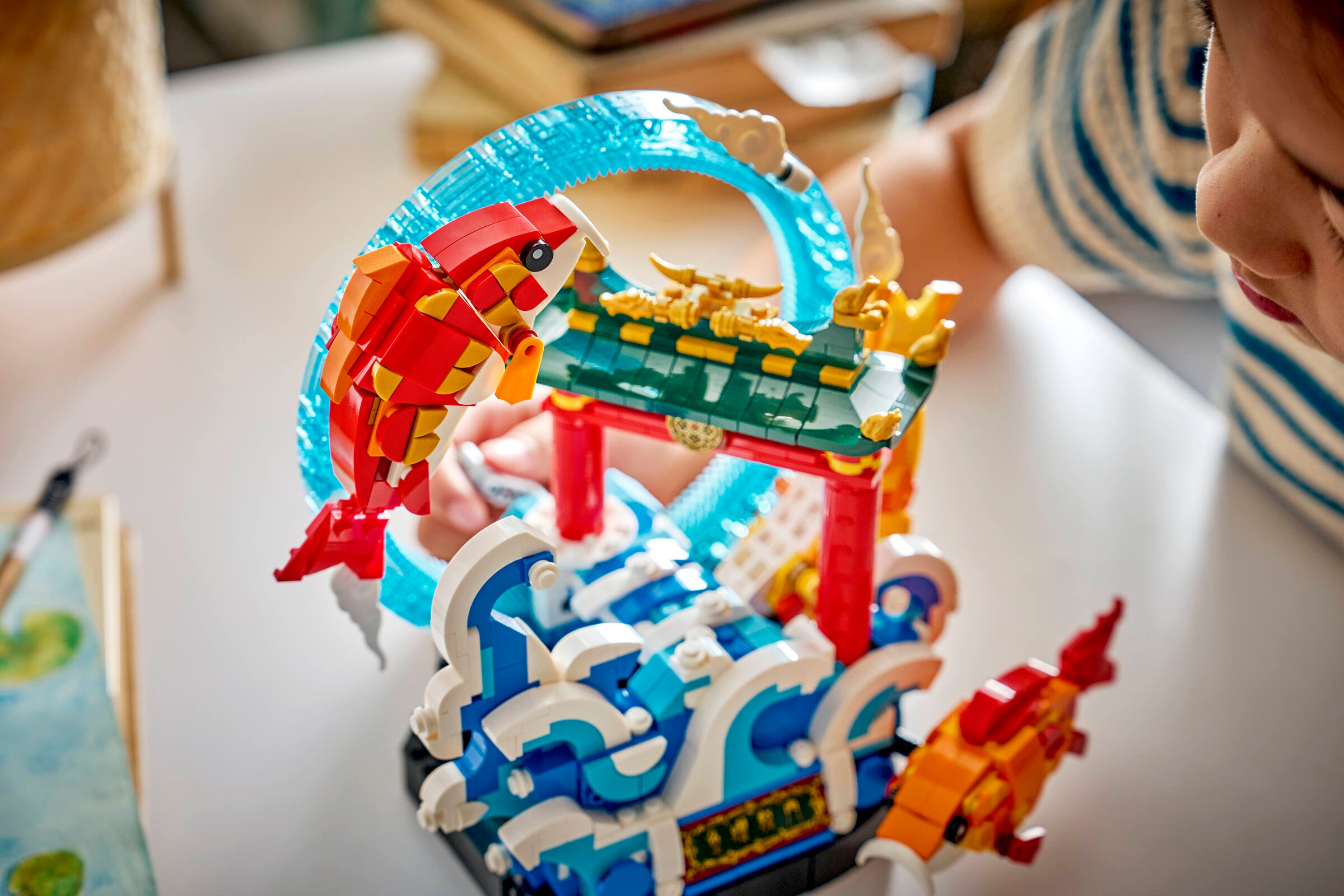 LEGO Prosperity Carp Leaping building set, imported from the UK