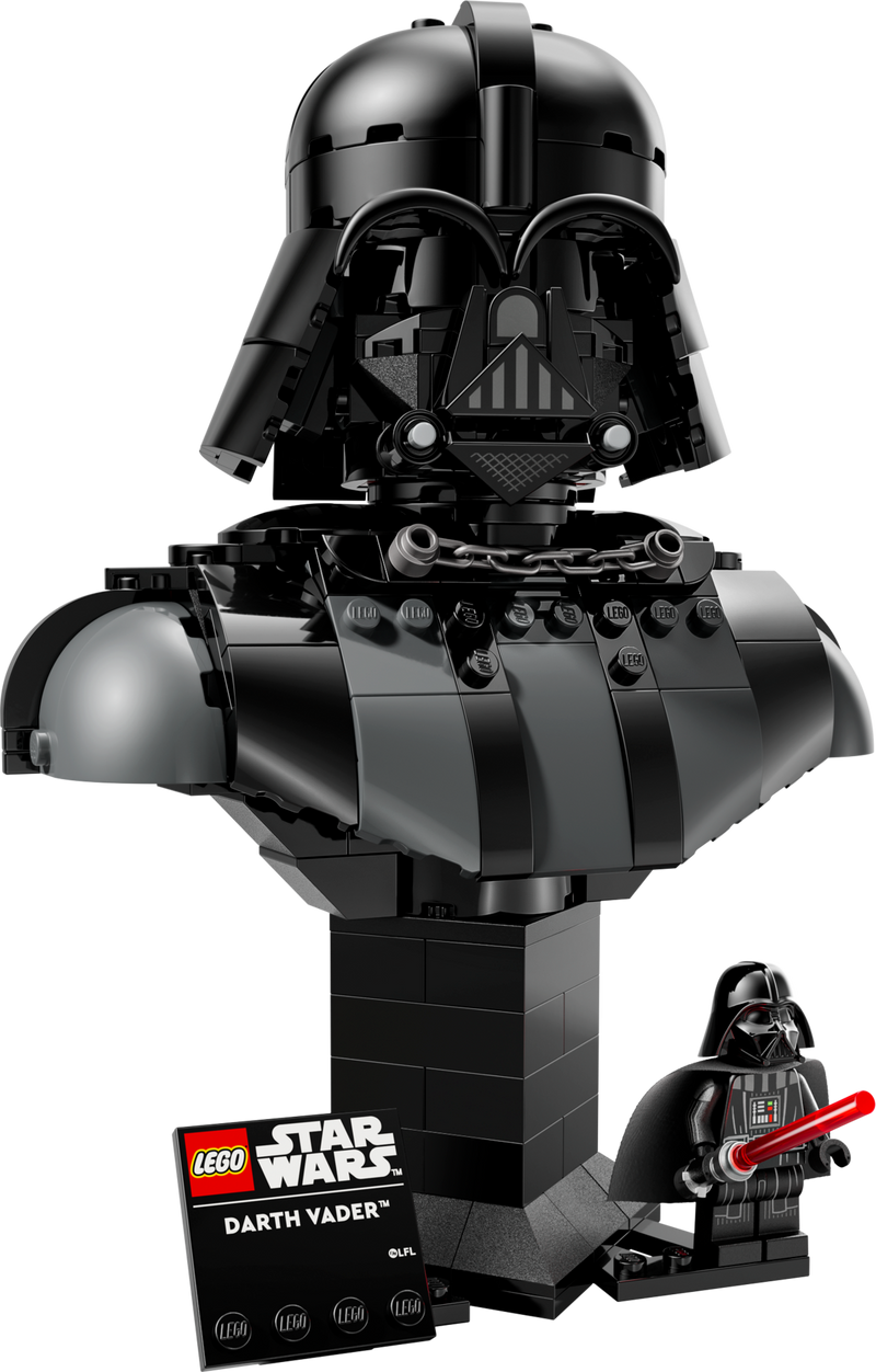 LEGO Star Wars Darth Vader Bust 75439, imported from the UK