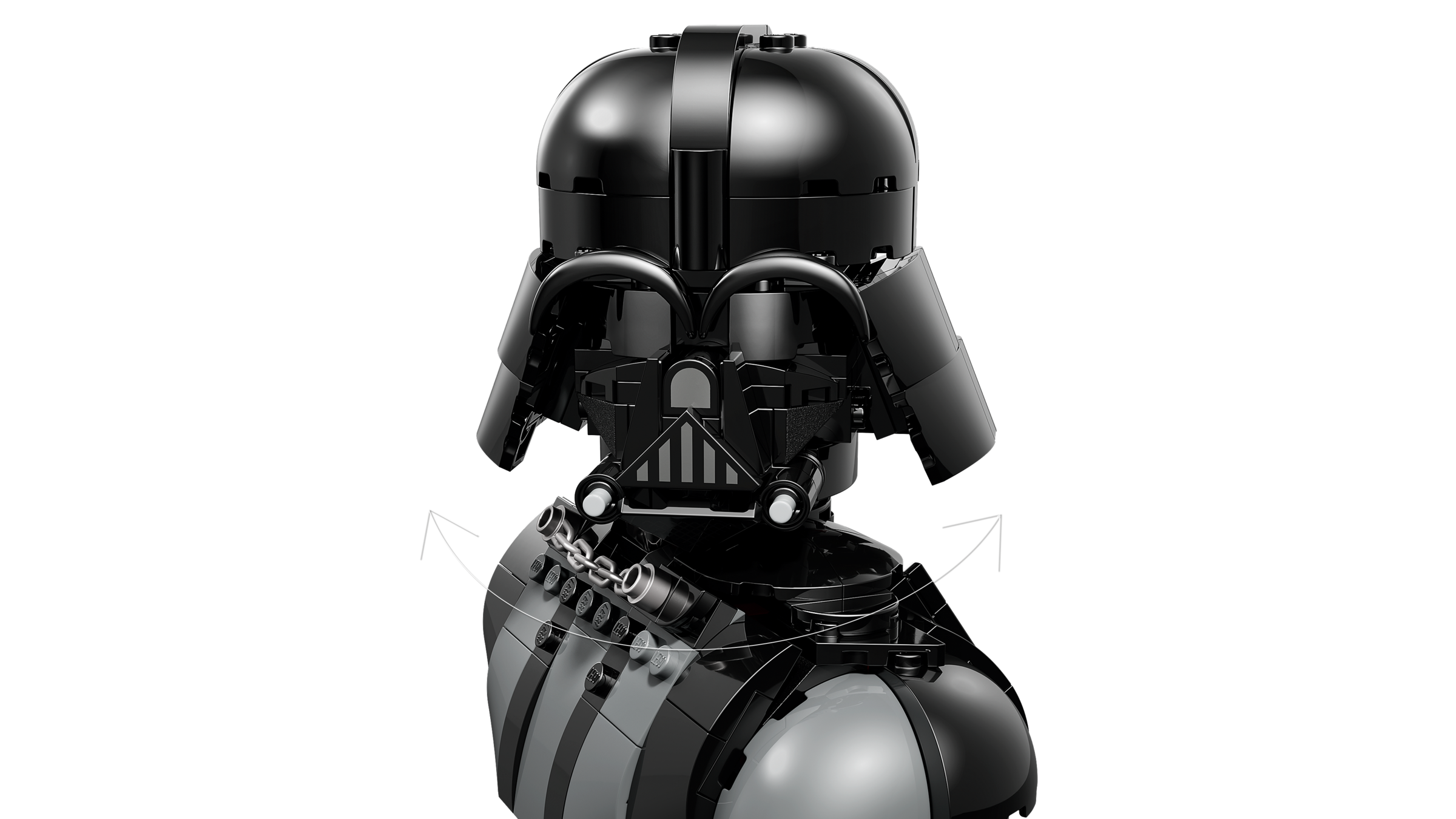 LEGO Star Wars Darth Vader Bust 75439, imported from the UK