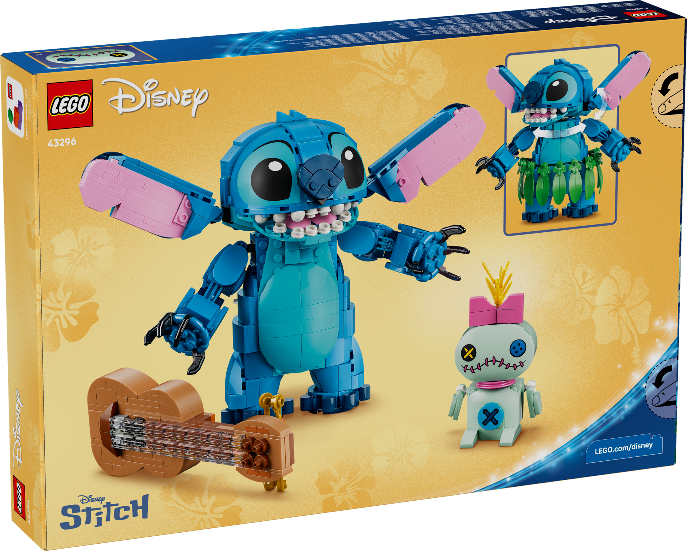 LEGO Disney Stitch & Scrump building set 713 pieces - British product