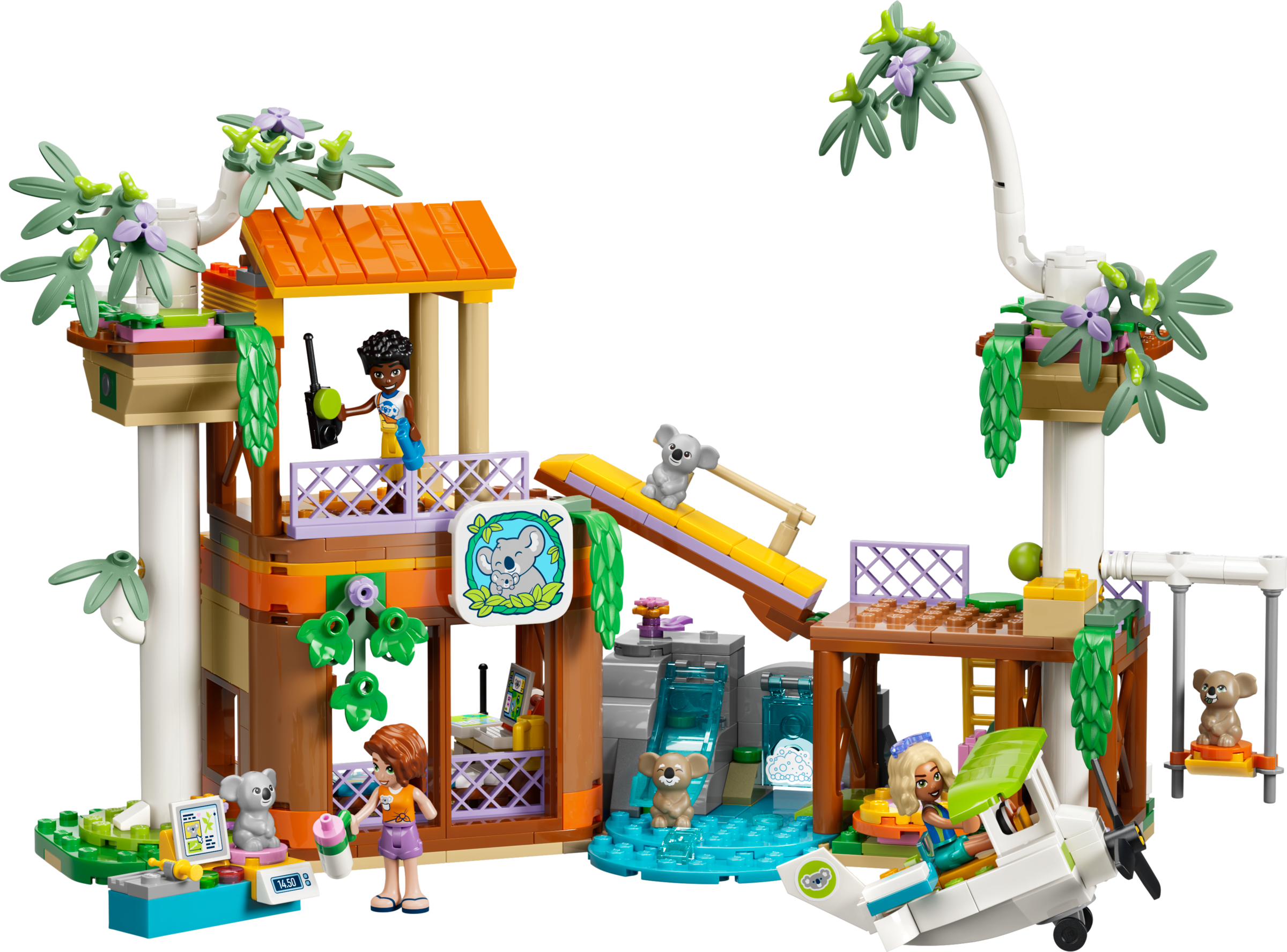 LEGO Friends Koala Habitat & Care Center building set, imported from the UK