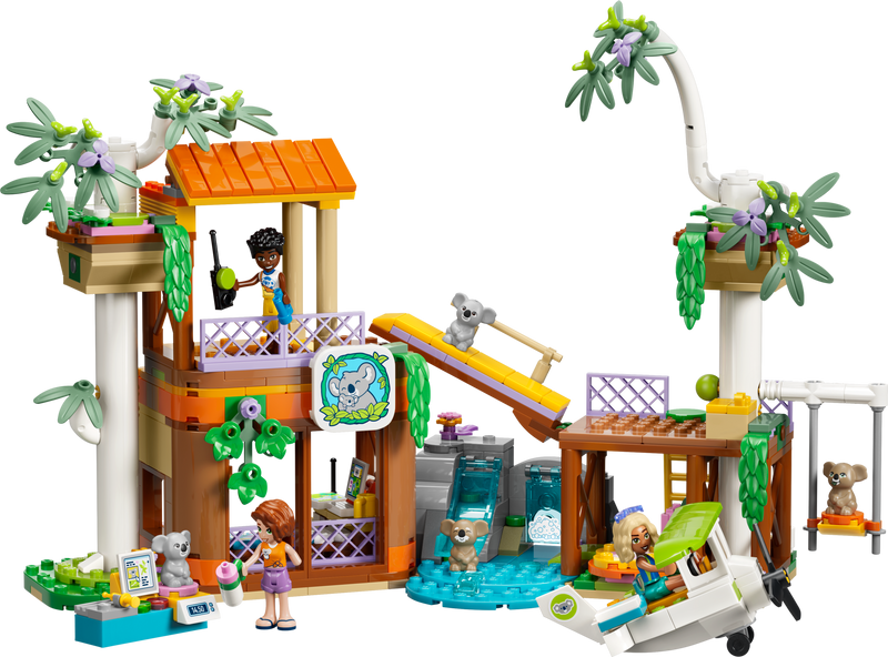 LEGO Friends Koala Habitat & Care Center building set, imported from the UK