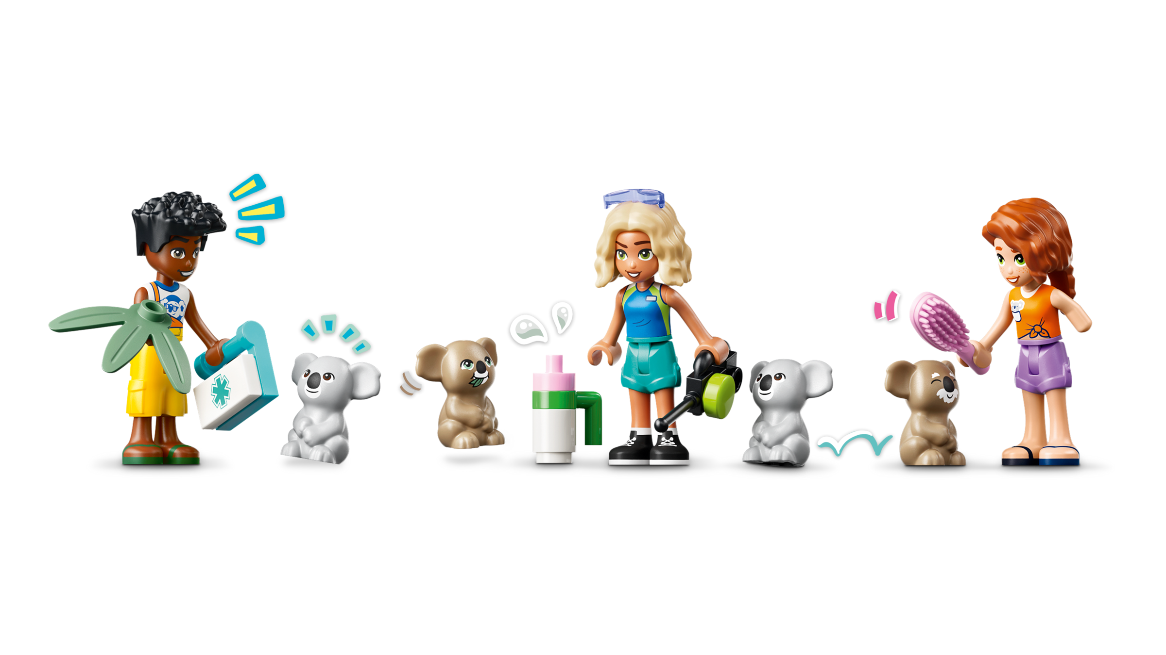 LEGO Friends Koala Habitat & Care Center building set, imported from the UK